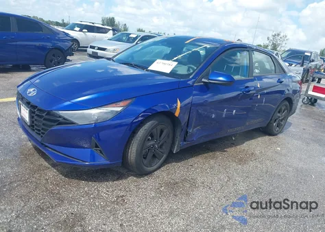 2022 Hyundai Elantra Sel из США, поврежденный, VIN 5NPLM4AG8NH058548